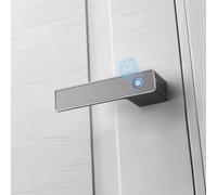 Vibsky Cerradura de puerta inteligente minimalista con reconocimiento de huellas dactilares, entrada sin llave y gestión avanzada de usuarios a través de la aplicación, para construcción de metal