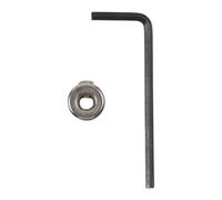 Vibsky Collar de tope de profundidad para herramientas de carpintería, límite de acero al carbono para anillo, 3-16 mm (4 mm)