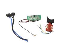 Vibsky Conector de interruptor de placa de control de repuesto para taladro inalámbrico WORX WU390 WX390 WX390.1 WU390.9 20V H3