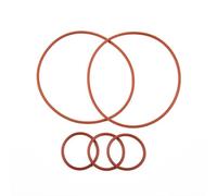 Vibsky Correa de silicona con junta tórica para Neato Botvac 65 70 75e 75 80 85 D75 D80 D85 Lidar y cepillo lateral de repuesto (paquete de 5)