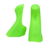 Vibsky Cubierta de silicona para palanca de freno de bicicleta para 4700 105-5800 UT-6800, empuñaduras de cambio suaves antideslizantes para todo tipo de clima (verde)