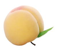 Vibsky Decoración de frutas artificiales de melocotón artificial, simulación realista de espuma para centro de mesa de cocina y accesorio de fotografía, 76 cm