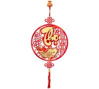 Vibsky Decoración tradicional vietnamita para colgar, franela suave no tejida, adorno de festival lunar, 36 x 80 cm, colgante cultural para fiestas y hogar
