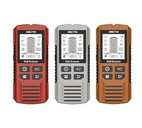 Vibsky Detector de metales portátil con pantalla LCD, detector de metales de 3 profundidades de escaneo, cable de CA, renovación del hogar, seguridad de perforación