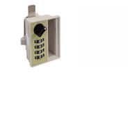 Vibsky Entrada sin llave para cerradura de puerta con teclado, cerrojo de seguridad de códigos 9999, IP54 resistente a la intemperie, tipo de respaldo de energía, para bloqueo automático de 5 a 120