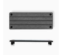 Vibsky Estante de secado de fregadero de tierra de diatomeas, almohadilla de barro absorbente para fregaderos de cocina y baño, posavasos de drenaje antideslizante en gris oscuro, blanco, gris medio