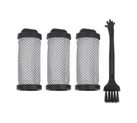 Vibsky Filtros HEPA lavables para aspiradora JIGOO T600, 99.97% de filtración, paquete de 3 con cepillo de limpieza, para limpiador de colchones de cama JIGOO T600