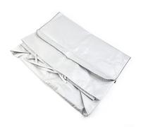 Vibsky Funda para lavadora/secadora de carga frontal, tela Oxford recubierta de plata, agua y polvo, talla M a XXL