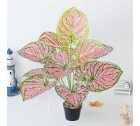 Vibsky Hormiga artificial de jardín, árbol bonsái falso de estilo nórdico de 60 cm de alto con follaje realista para oficina o hogar, para hormigas interiores resistentes (largo ancho 17 cm, sin