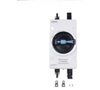 Vibsky Interruptor solar de desconexión fotovoltaica de 32 A, 1000 VCC, 4P, interruptor principal impermeable IP66 para inversor fotovoltaico y protección de cadena CC
