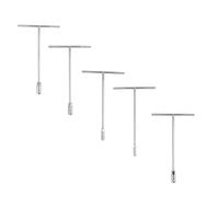 Vibsky Juego de 5 llaves de vaso con mango en T con llave hexagonal de 8 mm, 10 mm, 12 mm, 13 mm, 14 mm, para reparación de bicicletas y motocicletas