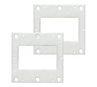 Vibsky Juego de limpieza de sellado de fibra de cerámica, 2 piezas para intercambiadores de calor Haas+ Sohn, modelos 4.17 5.17 4.19 5.19 HSP1-2, color blanco, 12 cm x 0.5 cm
