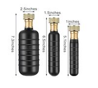 Vibsky Juego de vejiga de limpieza de drenaje para tuberías de 1 a 6 pulgadas, 3 piezas de desatascador de goma con tubo de 300 cm (verde)