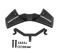 Vibsky Kit de alerón frontal desnudo para MT-09 2024-2025, aleta de flujo de aire ABS para mayor fuerza descendente, fácil instalación, no necesita manual (fibra de carbono)