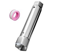 Vibsky Llave de tubo de doble cabeza, 23-27 mm y 34-40 mm, herramienta de llave de trinquete de acero para instalación de fregadero y drenaje