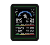 Vibsky Monitor de calidad del aire para TUYA WiFi 10 en 1/PM2.5 Sensor con pantalla de temperatura y humedad
