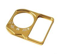 Vibsky Motocicleta Interruptor de encendido Cubierta Decoración clave Protección para Honda 160 Aleación de aluminio Negro (Oro)