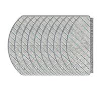 Vibsky Paño de repuesto para ECOVACS para Deebot N20 / N20 PLUS/PRO PLUS, paquete de 6 almohadillas de limpieza de microfibra, lavables a máquina, color azul