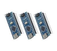 Vibsky Paquete de 3 unidades para placa Nano Module 5V/16MHz con puerto tipo C compatible con Arduino IDE, azul
