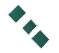 Vibsky Película electrostática para visor de campo, tarjeta magnética con detector de campo para educación científica, control de calidad, ingeniería inversa, 152 x 152 mm, verde oscuro