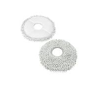 Vibsky Piezas de repuesto para Ecovacs DEEBOT T50 OMNI Series, paquete de 19 unidades con cepillo principal, filtros HEPA, cepillos laterales, almohadillas de fregona, bolsas