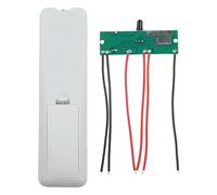 Vibsky Placa de circuito solar de 32 V LiFePO4 y baterías de 37 V, entrada de 5 V-6 V con control remoto para iluminación exterior