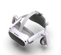 Vibsky Protectores auditivos de sonido mejorados para auriculares PICO 4 Ultra VR, material ABS, ajustable, color blanco