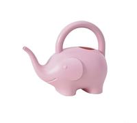 Vibsky Regadera portátil de 1 litro, herramienta de jardinería con forma de animal para niños y niñas (elefante - rosa)