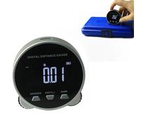 Vibsky Regla digital recargable con pantalla LCD, tipo cinta métrica, medición de larga distancia, 10 registros históricos, diseño portátil ligero