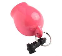 Vibsky Retenedor de la cubierta de la boquilla del regulador de buceo con clip de cordón (rojo rosa)