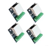 Vibsky RJ45 - Adaptador Ethernet hembra individual RJ45 para placa de | 4 conectores RJ45 para placas de conexión, puerto hembra único, terminales de tornillo, fácil conexión de cable