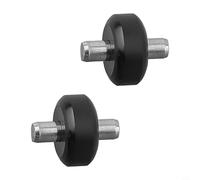 Vibsky Ruedas para modelos compatibles con Tineco Floor 3 S3 Breeze, paquete de 2, 13,5 x 12 x 6 mm, piezas de repuesto en negro y plateado