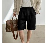 Vibsky Shorts Casual Hombre Bolsillos Laterales Elásticos | plisado único, tejido transpirable, ideal oficina y casual, tallas M para a 3XL disponibles