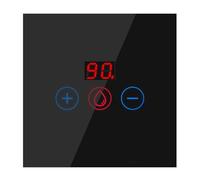 Vibsky Smart - Interruptor de temporizador de inmersión, panel de pared táctil capacitivo de 20 A con control de aplicación, soporta red de 2,4 GHz, para caldera inteligente y aspiraciones H-Power