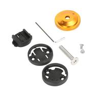 Vibsky Soporte de aleación de aluminio para computadora de bicicleta Garmin Edge, para Bryton Rider, Cateye - Soporte de tapa superior de vástago