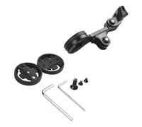 Vibsky Soporte de ordenador de ciclismo para Wahoo para Bryton, ABS para soporte de bicicleta Trek MADONE SLR 7 9, para kit de soporte GPS negro