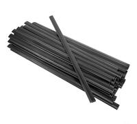 Vibsky Tiras de PE para hacer frente a la piscina sobre el suelo, clips de repuesto de 61 cm de longitud, color negro, 33 piezas