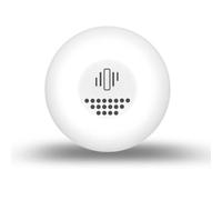 Vibsky Tuya ZigBee 3.0 Sensor inteligente de vibración e inclinación para seguridad del hogar, alarma en tiempo real para ventanas y puertas, color blanco