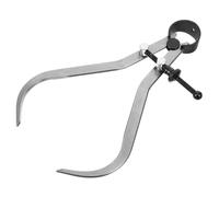 Vibsky Vernier Caliper - Torno de madera, 100150200 mm, herramienta de medición externa, con resorte, calibre redondo para torneado de madera, calibre de calibre de acero al carbono