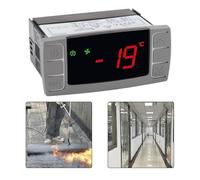 Vibsky XR02CX-4N1F1 Regulador de termostato digital, controlador electrónico inteligente de temperatura para refrigerador, vitrina y enfriador