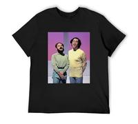 Vic and Bob Mulligan and O'Hare BBC Comedy Mens T-Shirt Black Tees Unisex Shirt S