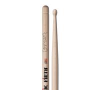 Vic FIrth - Baqueta para cajas Symphonic Collection serie Signature - Ney Rosauro - Madera de nogal American - Elongated Punta de Madera