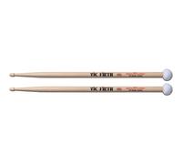 Vic FIrth - Baquetas de la serie American Classic® 5ADT Dual Tone - Madera de nogal American - Punta de Madera