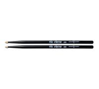Vic FIrth - Baquetas de la serie American Classic® 5BB - Madera de nogal American - Punta de Madera - Color negra