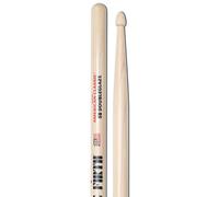 Vic FIrth - Baquetas de la serie American Classic® 5BDG DoubleGlaze - Madera de nogal American - Punta de Madera