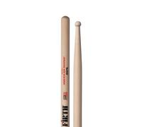 Vic FIrth - Baquetas de la serie American Sound® AS7A - Madera de nogal American - Punta redonda de Madera
