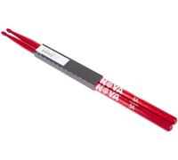 Vic FIrth - Baquetas NOVA - 5A - Punta de Madera - color rojo