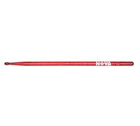 Vic FIrth - Baquetas NOVA - 7A - Punta de Madera - color rojo