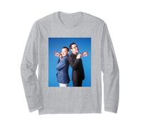 Vic Reeves & Bob Mortimer Comedia Duo Shooting Stars Manga Larga