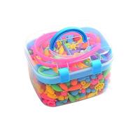 VICASKY 1 Caja Juguetes Para Niñas Juguetes De Cuentas Pop Lindas Pulseras Para Niñas Cuentas a Presión Pop Bricolaje Collares Pulsera Para Niñas Joyería De Niña Pequeña Niño Chica